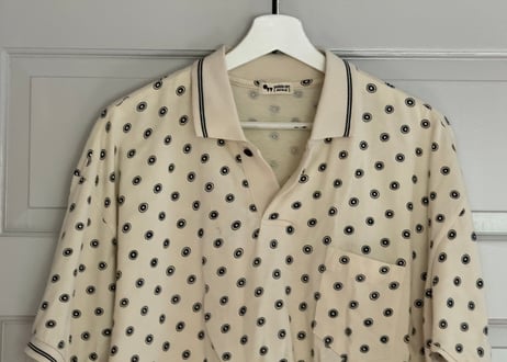 80s isseymiyake polo shirt