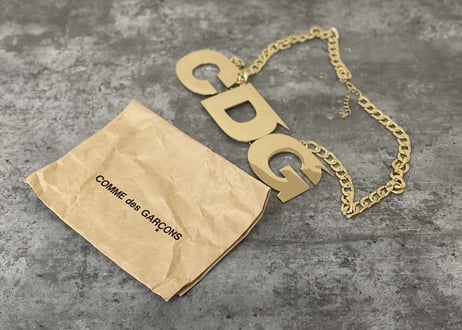 comme des garcons neck lace dead stock