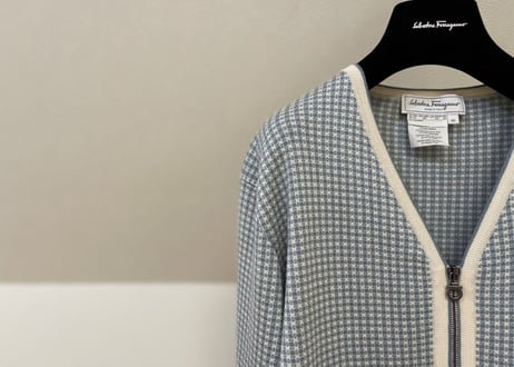 salvatore ferragamo knit jacket