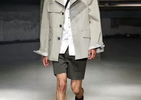 lanvin 2019ss silk collar shirt