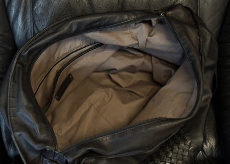 bottega veneta Intrecciato leather shoulder bag