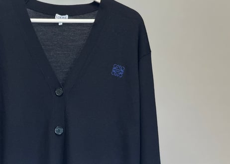 loewe 2024ss anagram cardigan dead stock