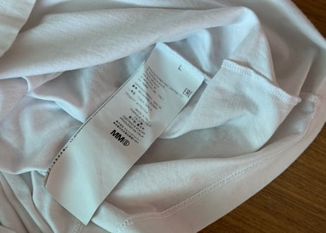mm6 maison margiela reversed tops