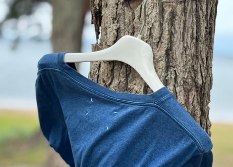 maison margiela blue tops