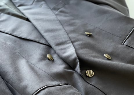 lanvin double purple set up suit