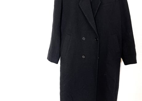 80-90s double chesterfield coat