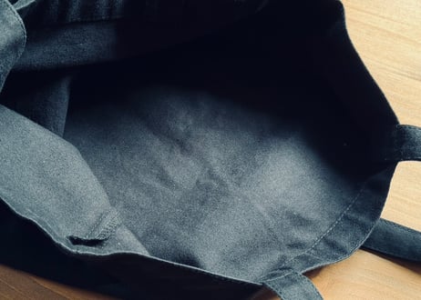 maison margiela stereo type logo tote bag
