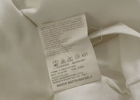 maison margiela "ここのえ期" slit tops