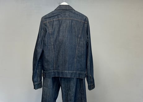 maison margiela denim set up suit