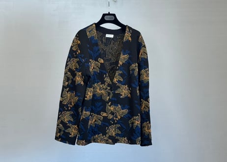 dries van noten collarless jacket