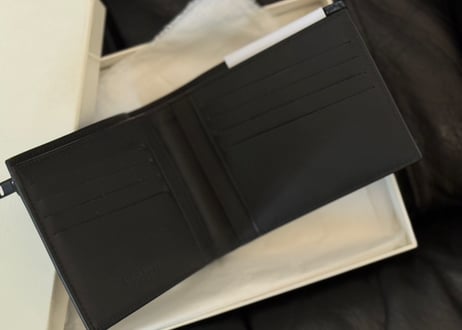 maison margiela leather wallet