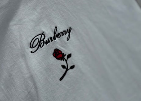 burberry 2024-25 over size rose tops