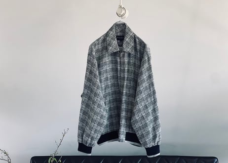 saint laurent jacquard ysl logo jacket
