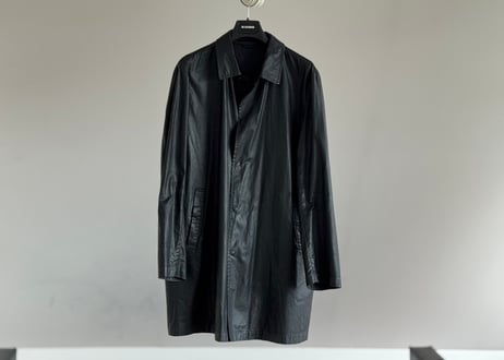 jilsander "初期" fake leather coat