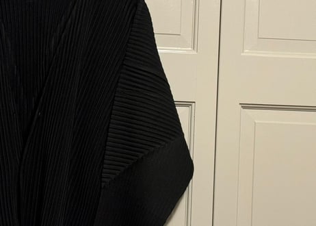 homme plisse issey miyake no collar jacket