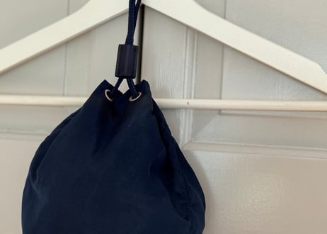 prada nylon "巾着" bag