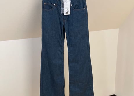 mm6 maison margiela  flare denim pants dead stock