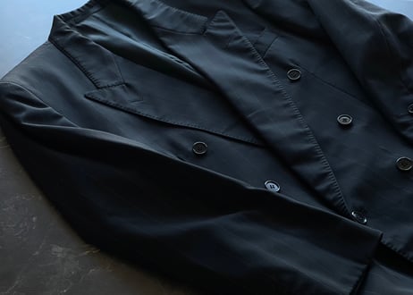 saint laurent double black stripe set up suit