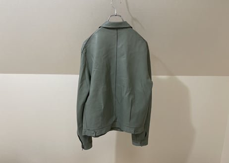 emporio armani sheep leather shirt jacket