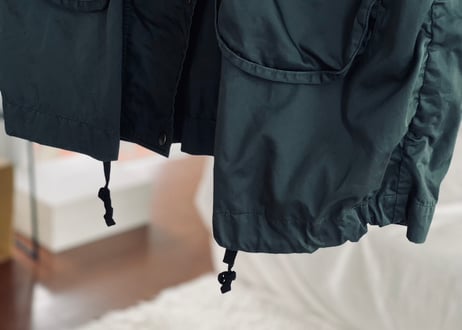 mm6 maison margiela green linght coat