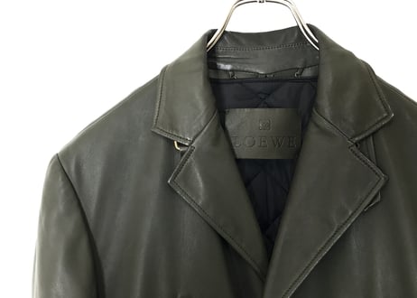 2013aw loewe leather coat