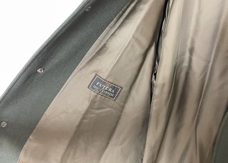 80-90 made in Italy  cashmere coat moss green