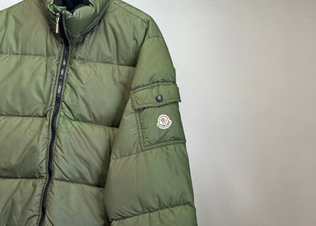 vintage moncler down jacket "茶タグ"
