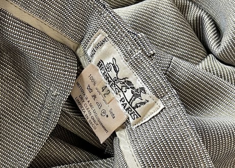 hermes silk trousers