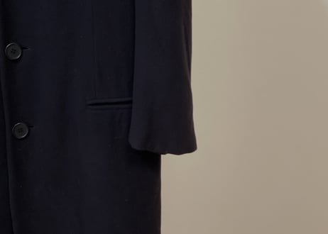 giorgio armani cashmere chesterfield coat