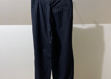 versace stripe double set up suit dead stock