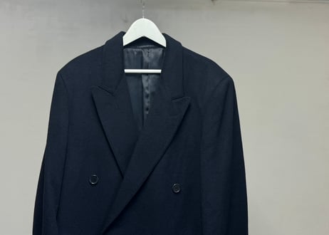 pure cashmere double long coat