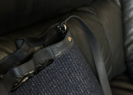 jilsander leather shoulder bag