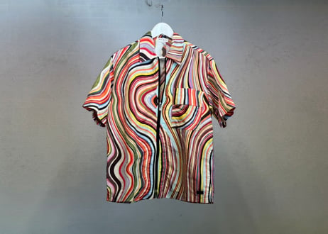 90s paul smith multi color zip jacket