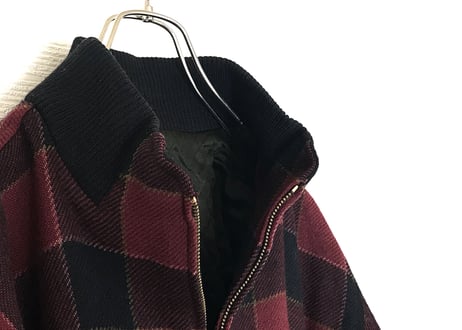 70-80s yves saint laurent rive gauche check jacket