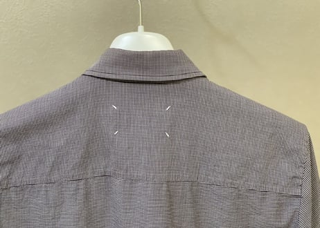maison margiela 2015ss check shirt
