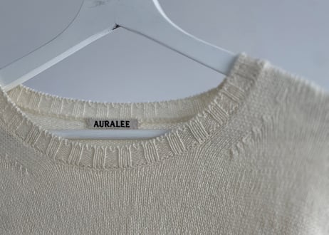 auralee drop shoulder knit