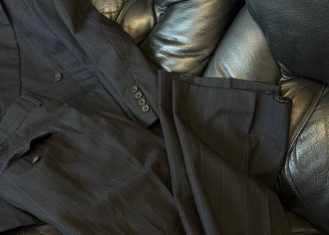 burberry double stripe set up suit