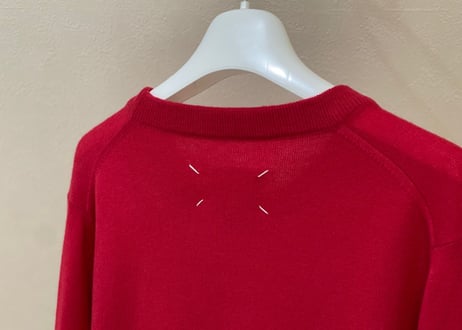 maison margiela 2019aw elbow patch knit dead stock