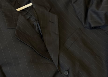 yves saint laurent stripe tailored jacket