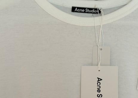 acne studios logo tops dead stock