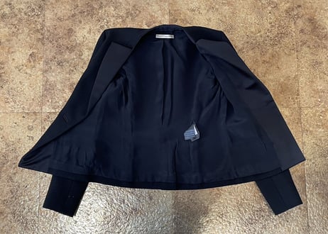 balenciaga "nicolas ghesquiere” tuxedo jacket