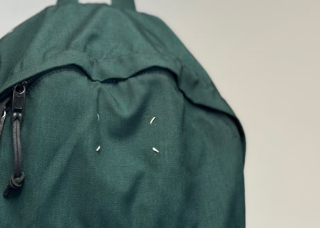 maison margiela backpack green