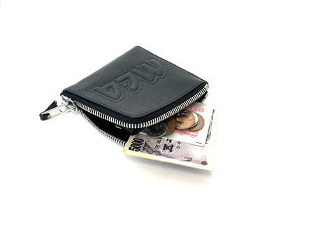 2019ss mcq alexander mcqueen half zip wallet dead stock