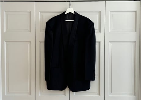 yves saint laurent tuxedo set up suit