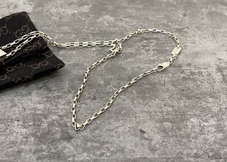 gucci silver necklace