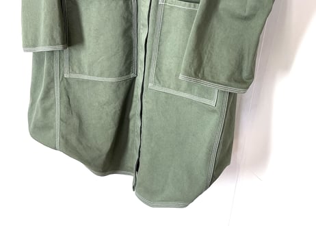 2019ss mm6 maison margiela spring coat green dead stock