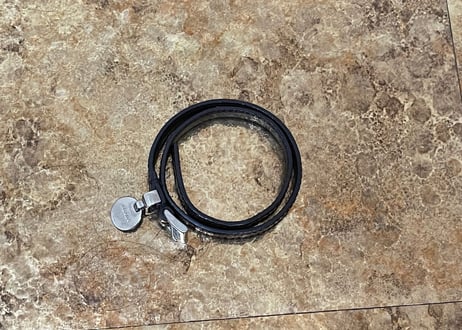 prada leather bracelet