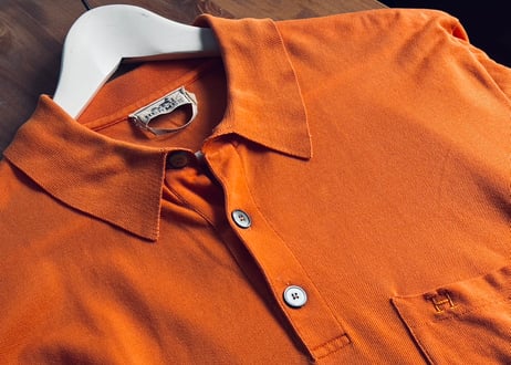 hermes H logo polo shirt