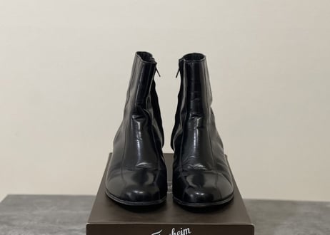 florsheim leather heel boots
