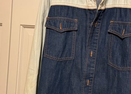 dries van noten denim shirt jacket